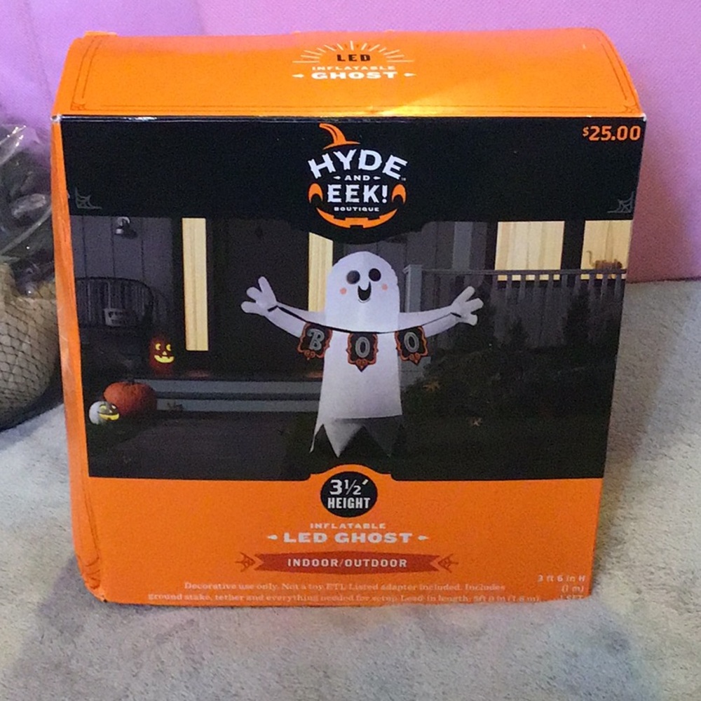 Inflatable LED ghost new in box
